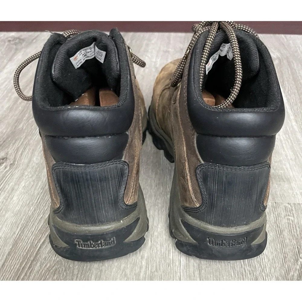 Timberland Mt. Maddsen‎ Hiking Boots Brown Leather Men's Size 9.5